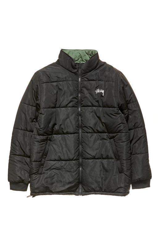 Stussy Mens Worldwide Reversible Jackets Black - AVPLQ7891